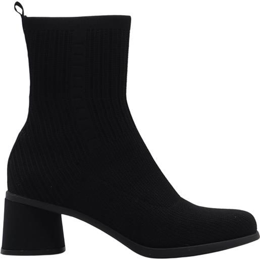 Stivaletti donna neri tessuto elasticizzato
