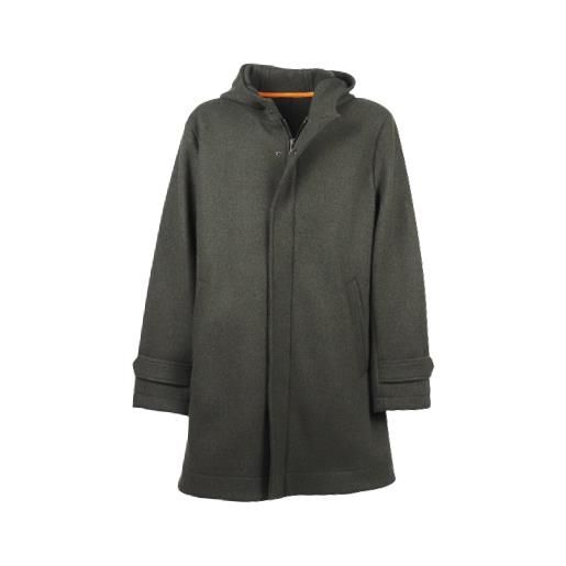 Cappotto verde montgomery uomo