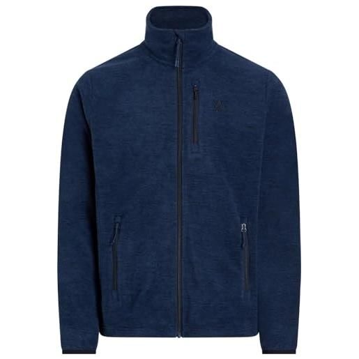 Mc Kinley mckinley coari iv giacca di pile da uomo, melange/navy, m