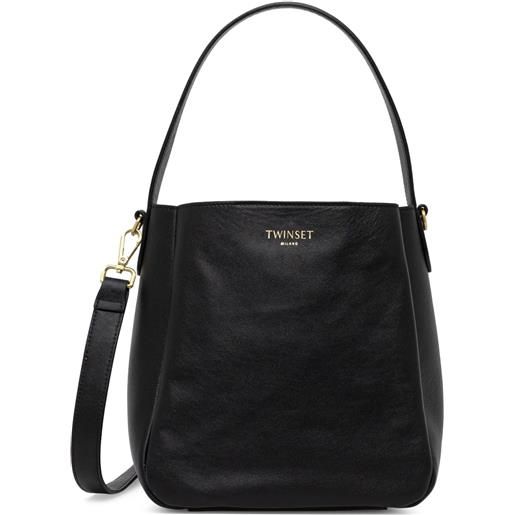 TWINSET borsa tote con stampa - nero