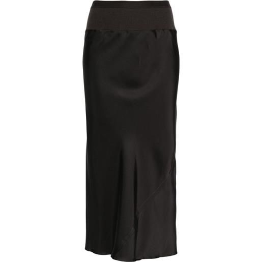 Rick Owens gonna midi svasata - grigio