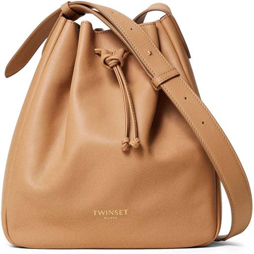 TWINSET borsa a secchiello forever - toni neutri