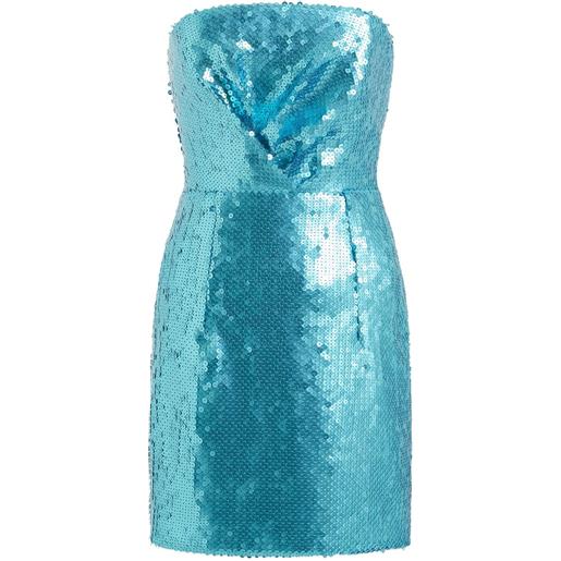 16Arlington abito corto con paillettes - blu