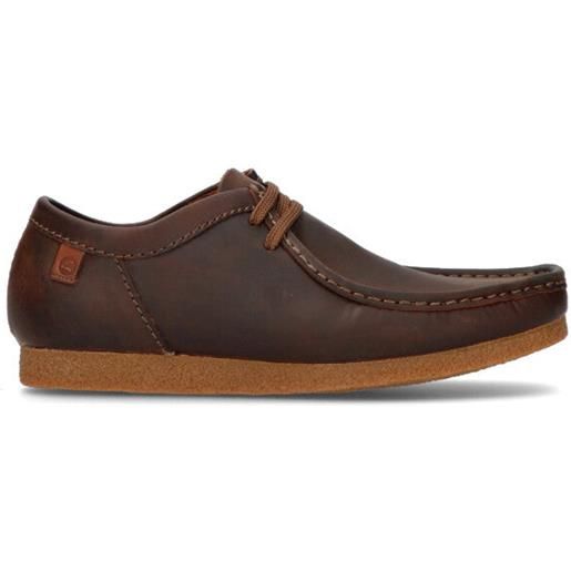 CLARKS ESSENTIALS stringata uomo marrone