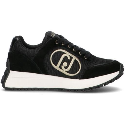LIU JO sneaker donna nera in suede