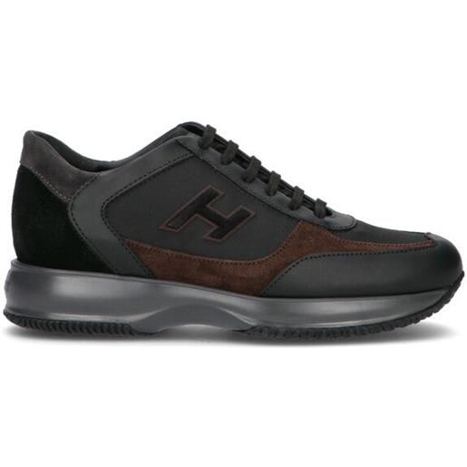HOGAN - interactive sneaker uomo nera in pelle