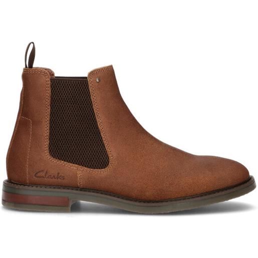 CLARKS ESSENTIALS beatles uomo marrone in suede