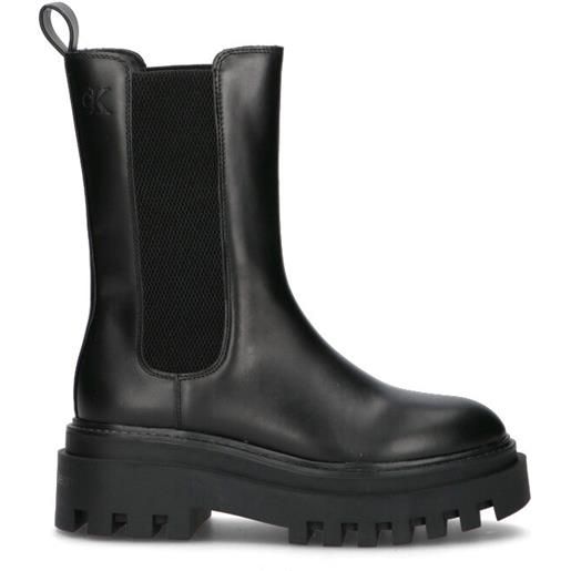 CALVIN KLEIN JEANS beatles donna nero in pelle