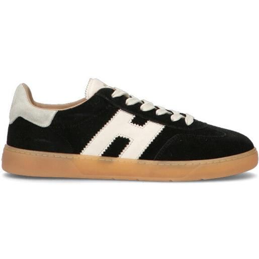 HOGAN sneaker uomo nera in suede
