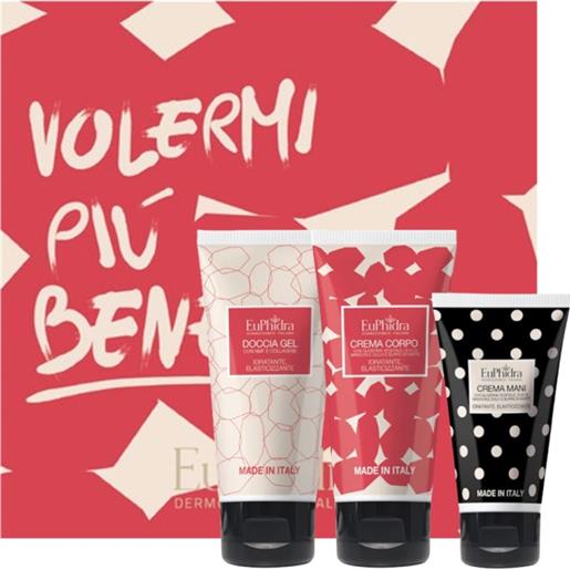 ZETA FARMACEUTICI SpA euphidra volermi più bene doccia gel + crema corpo + crema mani