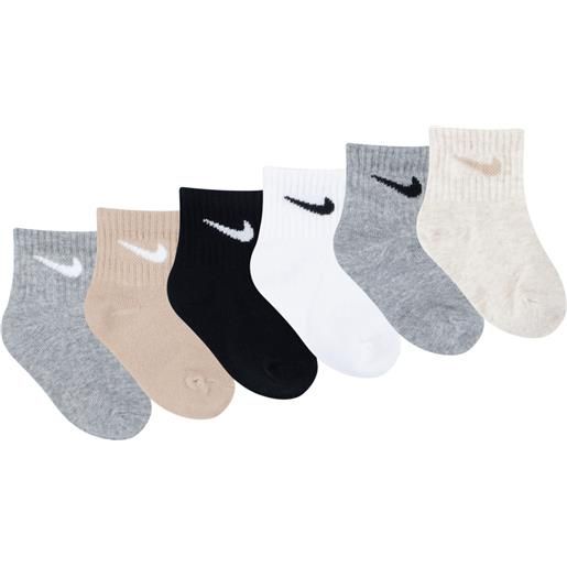 NIKE swoosh 6pk infant ankle socks calzino junior