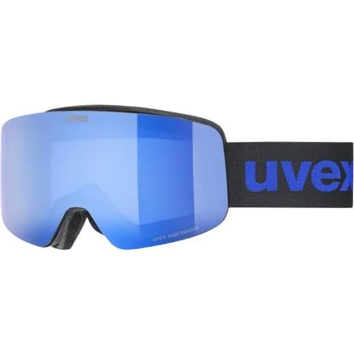UVEX pwdr fm junior s2 mirror blu maschera sci bambini