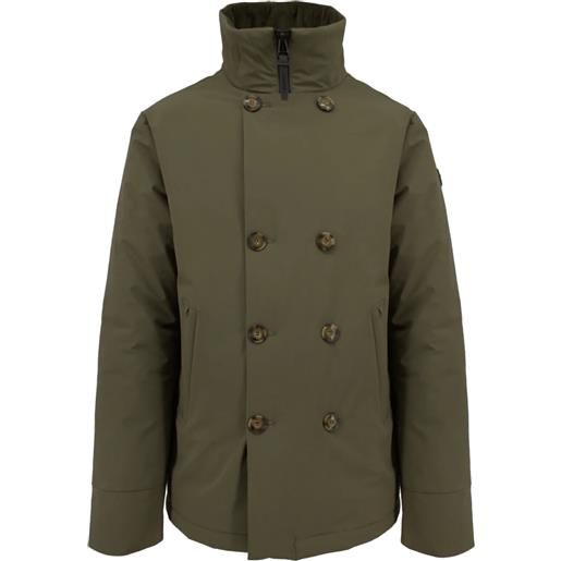 HOMEWARD boris japanese stretch nylon peacoat cappotto da uomo