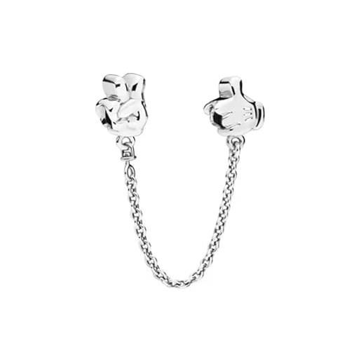 JCaleydo charm in argento sterling 925, compatibile con bracciale pandora, normal, argento, zirconia cubica