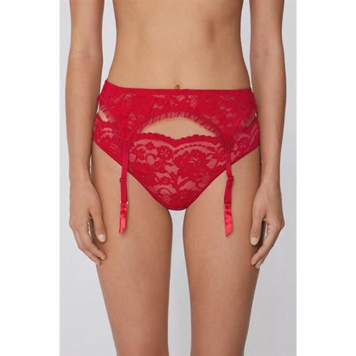 Tezenis reggicalze romantic fantasy donna rosso