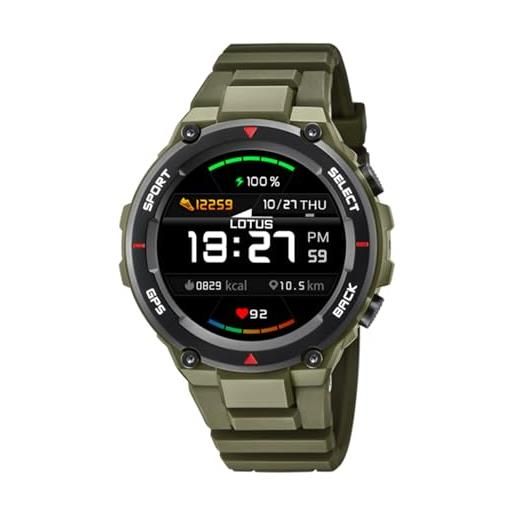 Lotus smartwatch da uomo con cinturino in gomma 50024/3