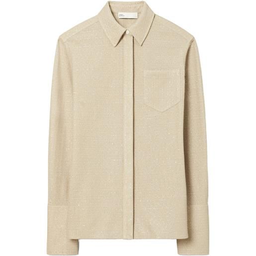 Tory Burch top in lurex - toni neutri