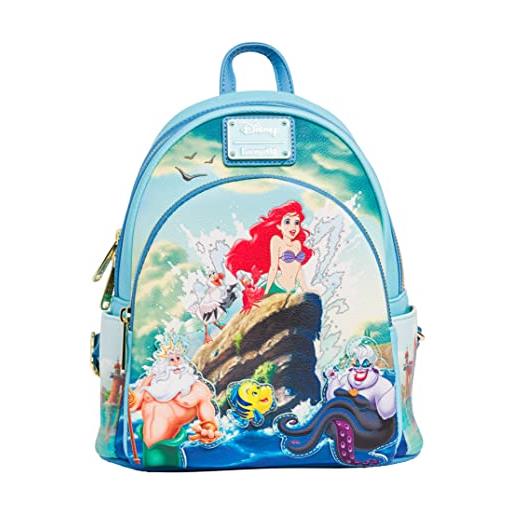 Loungefly disney the little mermaid ariel scene womens double strap shoulder bag purse