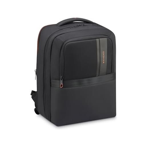 RONCATO metropolitan travel vueling zaino da viaggio con sistema di chiusura tsa - 40x30x20 cm - nero