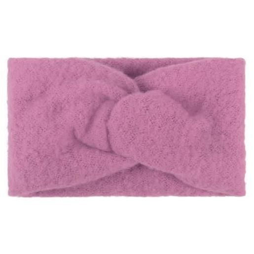 styleBREAKER fascia per capelli da donna in maglia fine con nodo a torsione | scaldacollo invernale caldo con superficie morbida | fascia elastica paraorecchie larga 15 cm, colore: lillà