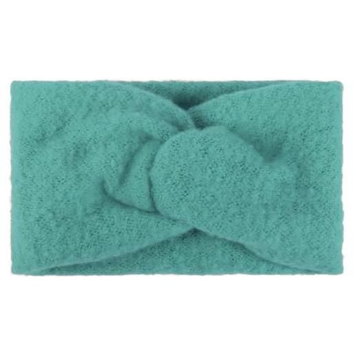 styleBREAKER fascia per capelli da donna in maglia fine con nodo a torsione | scaldacollo invernale caldo con superficie morbida | fascia elastica paraorecchie larga 15 cm, colore: petrolio