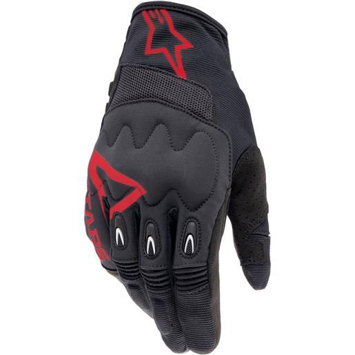 Alpinestars guanti da motocross Alpinestars techdura neri e rossi, 2xl