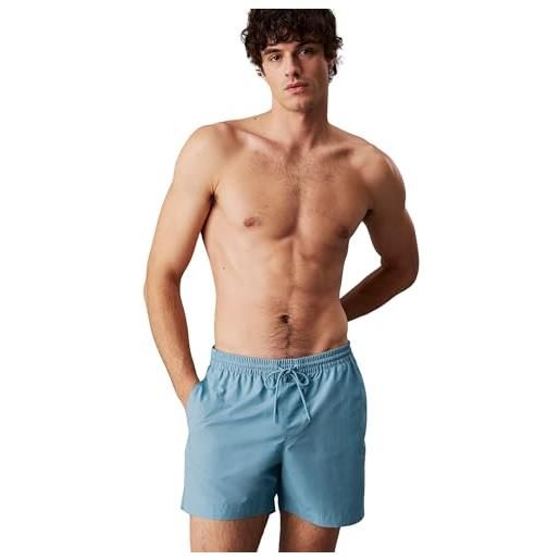Calvin Klein medium drawstring lv00n61109, pantaloncini, uomo, blu (skim blue), m