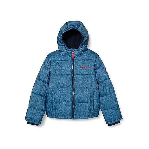 Levi's kids lvb core aop puffer, vestito blues. , 10 anni