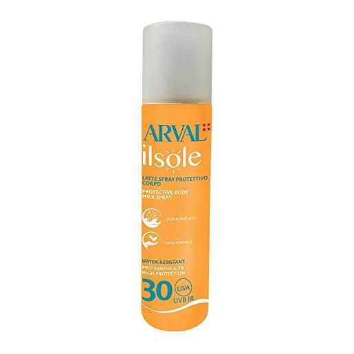 ARVAL il. Sole latte spray protettivo corpo spf 30 fl. 200 ml