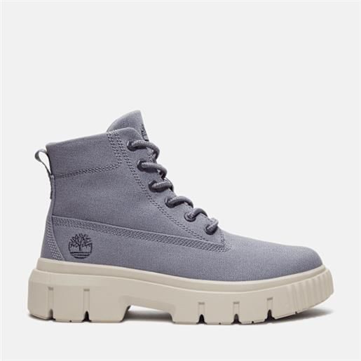 Timberland - stivale stringato greyfield da donna in viola, donna, viola, taglia: 41