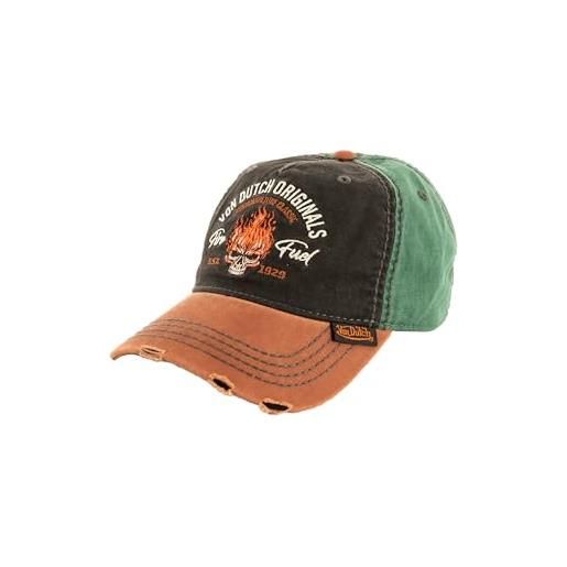 Von Dutch berretto da baseball da uomo e donna, regolabile, berretto da baseball retrò, marrone/nero/verde/bianco, taglia unica
