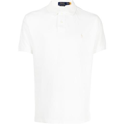 Polo Ralph Lauren polo con ricamo - bianco