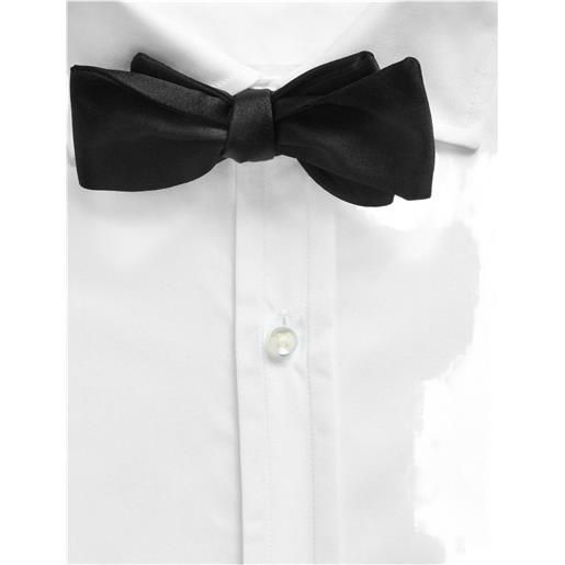 Ralph Lauren Purple Label cravatta con finitura satinata - nero