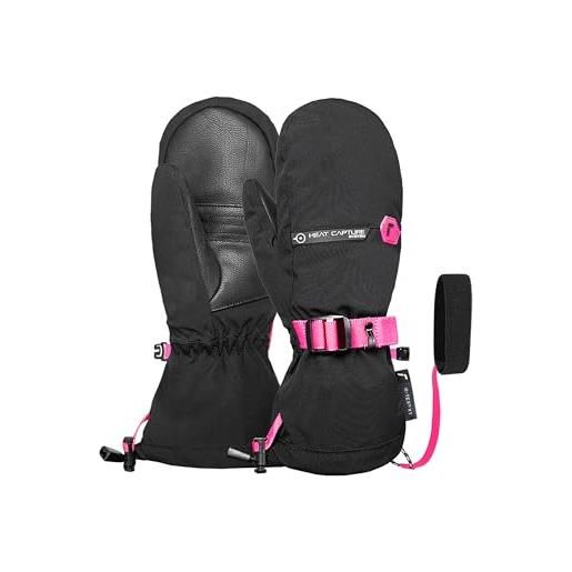 Reusch karl junior guanti da sci per bambini - r-tex xt guanti impermeabili con lana, softshell & heat capture system - guanti invernali per ragazzi e ragazze, antivento e caldi
