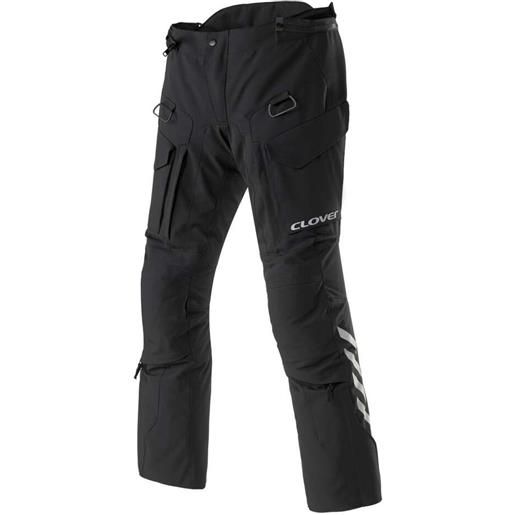 Clover pantaloni moto tessuto Clover scout 4 wp nero