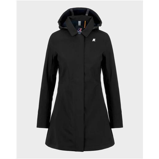K-WAY trench donna k-way mathy bonded rosso, nero