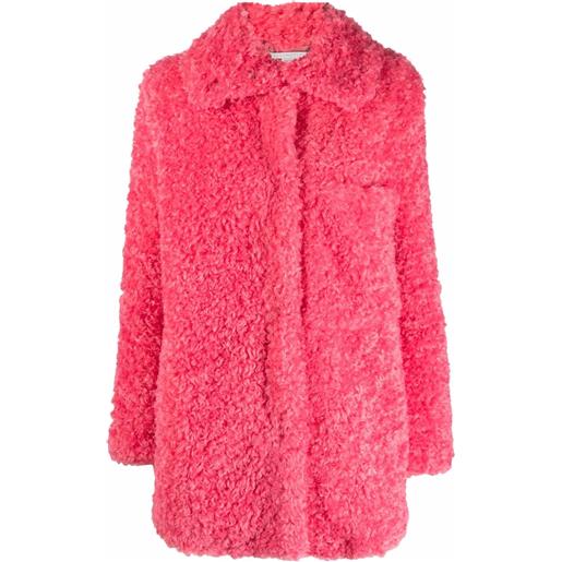 Stella McCartney cappotto kyla in pelliccia sintetica - rosa