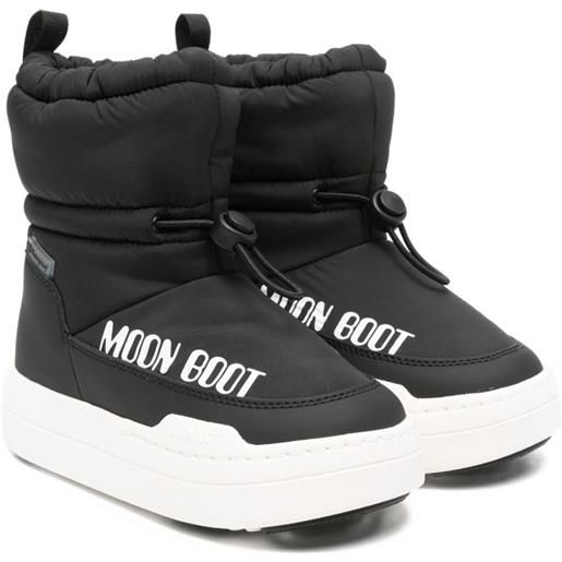 Moon Boot stivali da neve park strap - nero