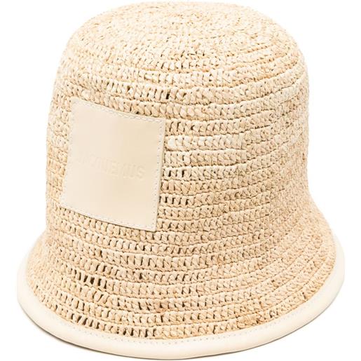 Jacquemus cappello bucket le bob soli - toni neutri