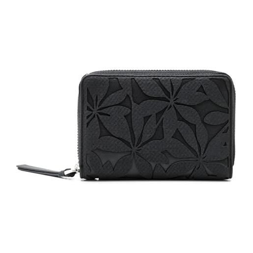 Desigual mone_onyx marisa - portafoglio bifold da donna, black, 