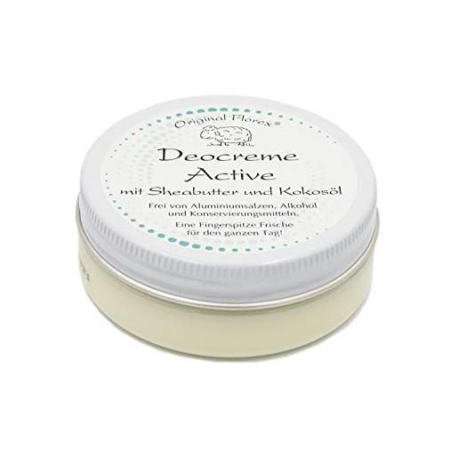 Florex, deodorante da 40 ml, active, fresco, senza sali di alluminio, conservanti e alcool
