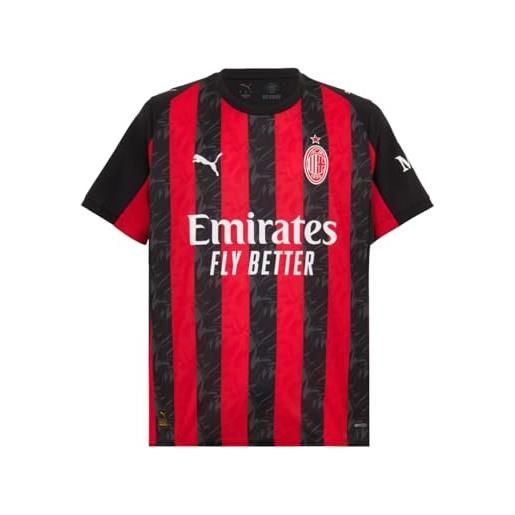 ACM 1899 a. C. Milan - maglia gara home, stagione 2025/2026, maglietta da calcio, prodotto ufficiale, adulto, m