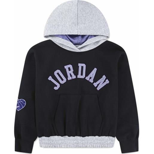 Nike Jordan blue jeans bling jr - felpa con cappuccio - bambina