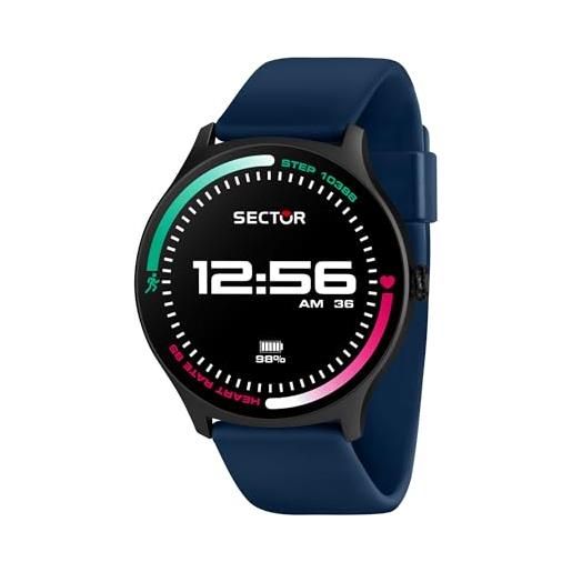 Sector No Limits smartwatch uomo, digitale, 51 mm, cinturino in silicone, collezione s-06, regalo compleanno