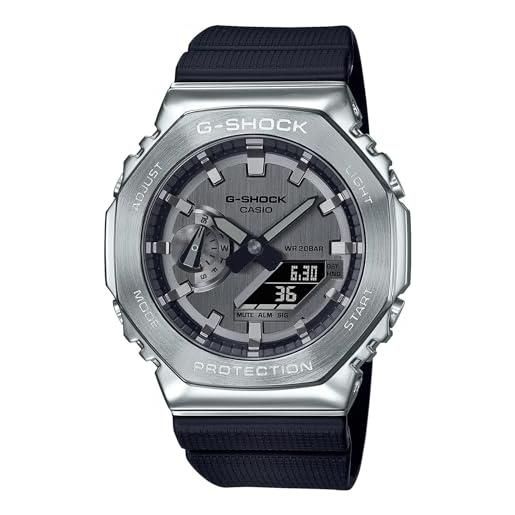 G-Shock sconosciuto G-Shock by casio men's gm2100-1a silver analog-digital watch silver