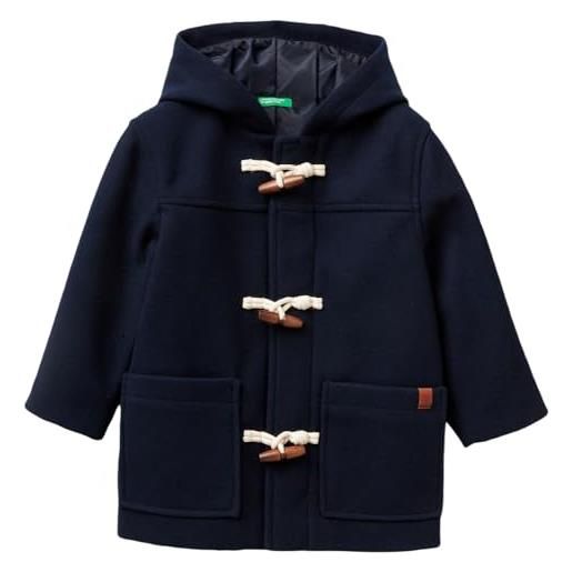 United Colors of Benetton giaccone 222vgn03z cappotto, blu, 3 anni bambino
