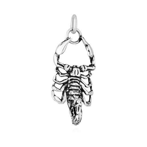 Orecchini Scorpione NKlaus – Piccoli Orecchini A Perno In Argento 925, Stile Vichingo Scandinavo, Per Lui E Lei