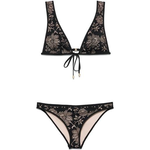 ZIMMERMANN bikini tallow lace - nero
