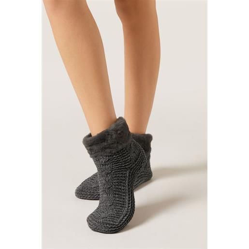 Calzedonia calze antiscivolo soft double nero