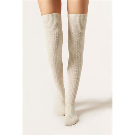 Calzedonia longuette cashmere bianco